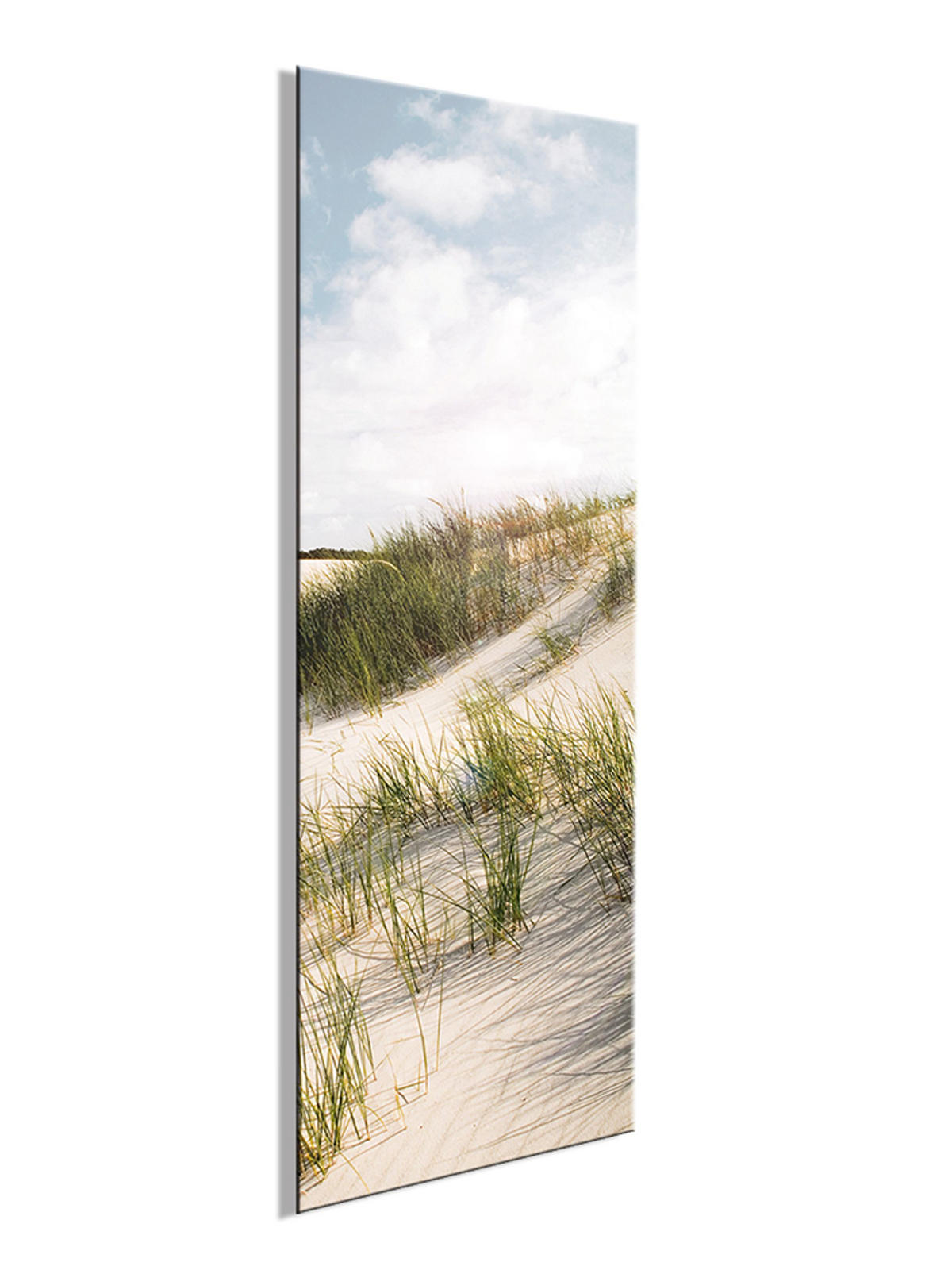GLASBILD 30x80 cm Strand und Meer - Beige, Glas (30/80cm) - artissimo