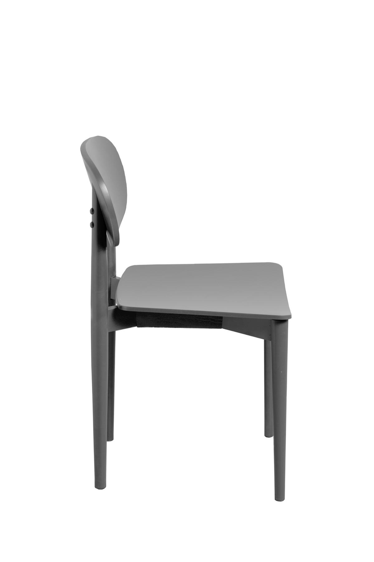 STUHL aus massivem Buchenholz in warmes grau SANDRO - Grau, Holz (43/80/50cm) - RNT By Really Nice Things