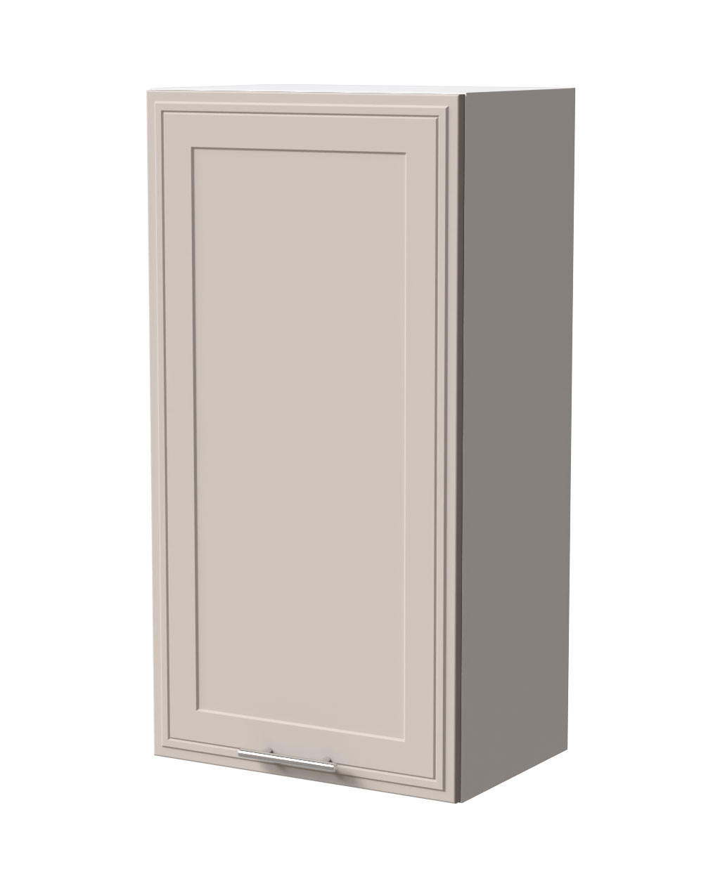 HÄNGESCHRANK Salo W4/50 Weiß / Kaschmir Matt 50 / 32,5 / 96cm - Kaschmir/Weiß, Holz/Holzwerkstoff (50/96/32.5cm) - Feldmann-Wohnen