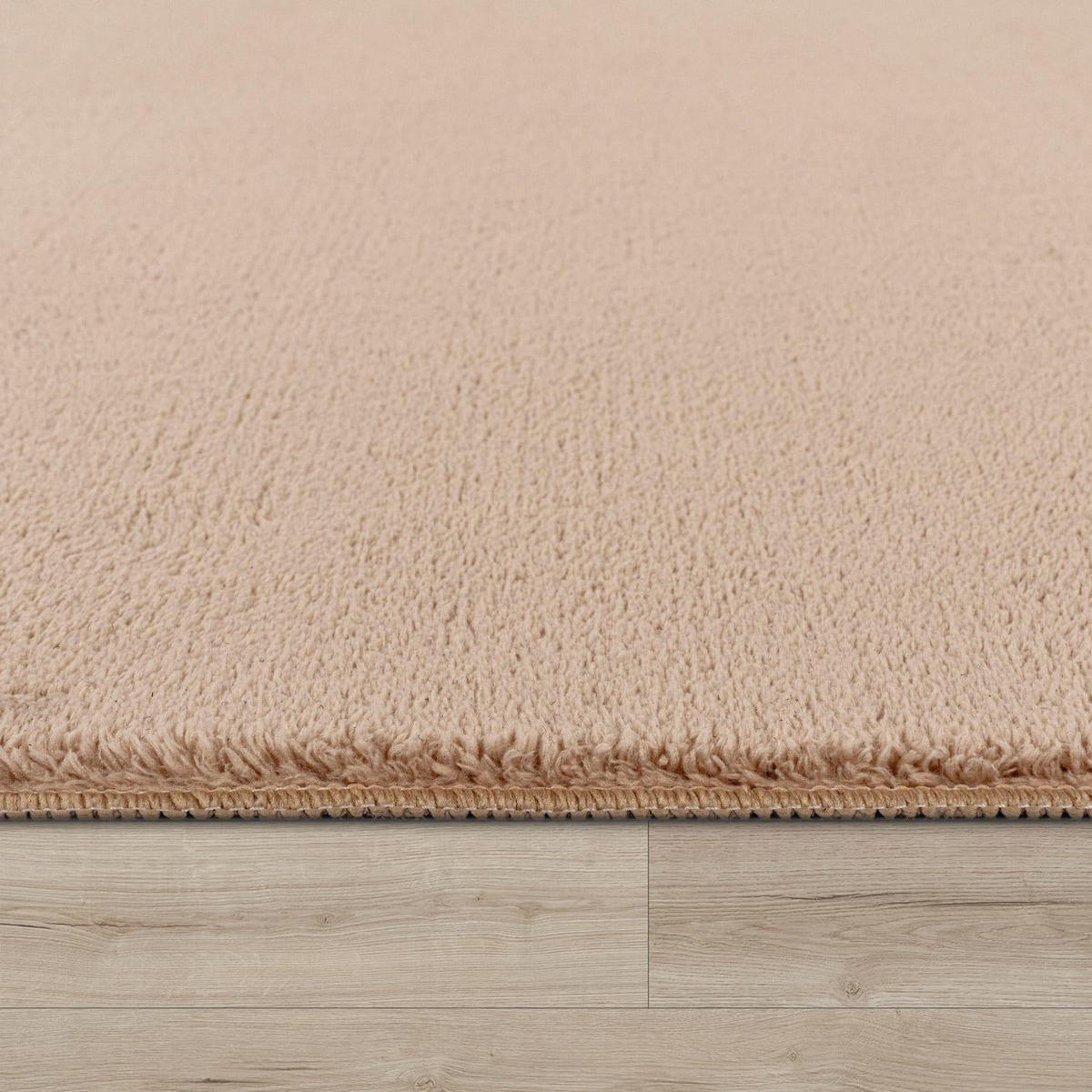 KURZFLORTEPPICH 200/200 cm Cadiz 630 - Beige, Kunststoff (200/200cm) - Paco Home