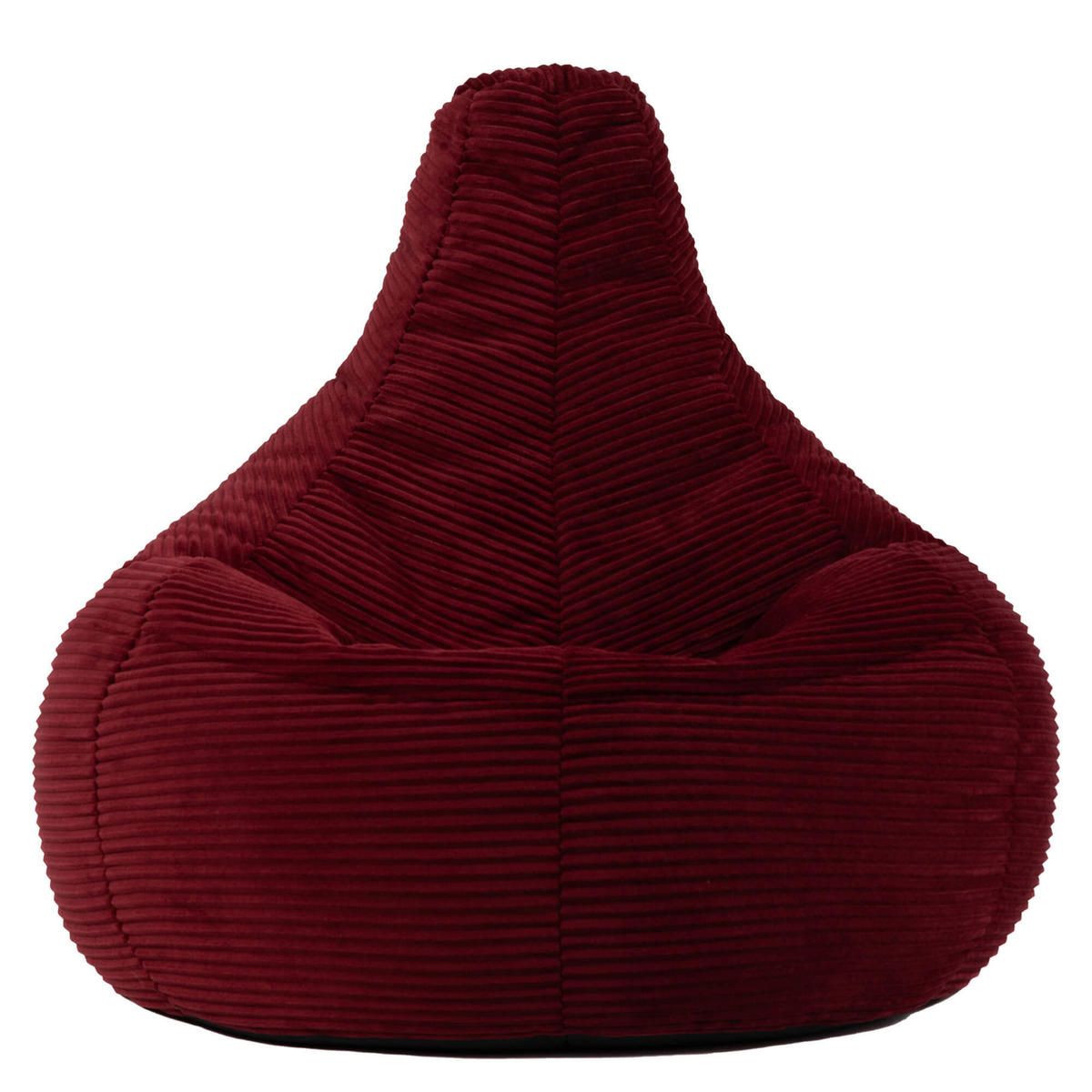 SITZSACK Sessel aus Cord 2-tlg. - Bordeaux, Kunststoff (90/73/84cm) - icon