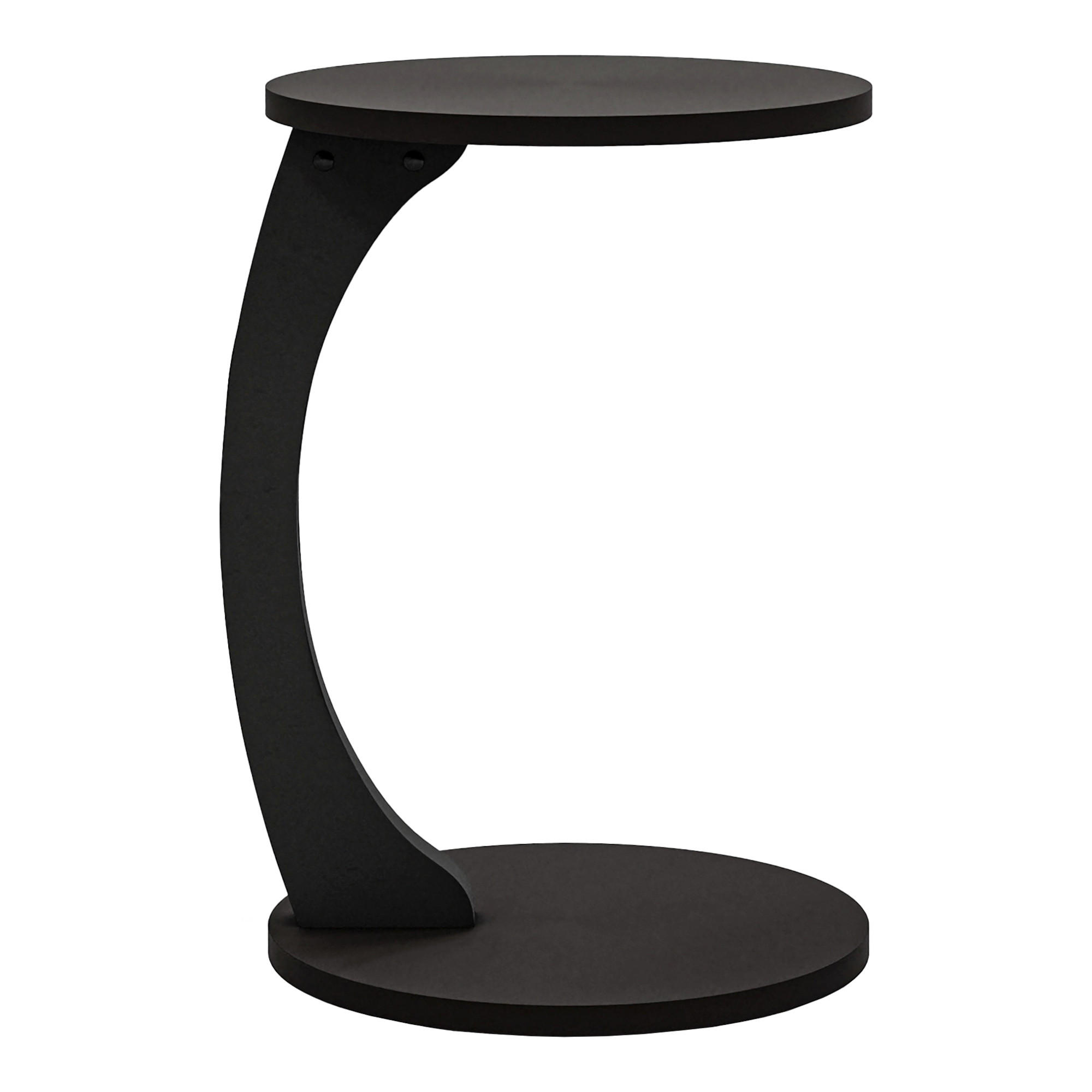 BEISTELLTISCH Holeby - Schwarz, Holzwerkstoff (38/38/56cm) - [en.casa]