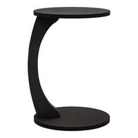 BEISTELLTISCH Holeby - Schwarz, Holzwerkstoff (38/38/56cm) - [en.casa]