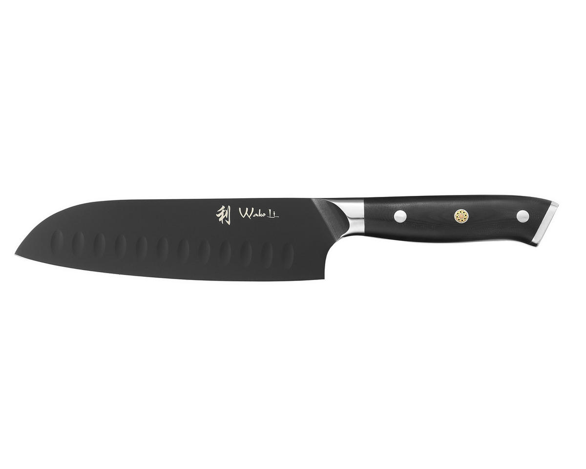 SANTOKUMESSER 18 cm - Schwarz, Metall (31cm) - Wakoli