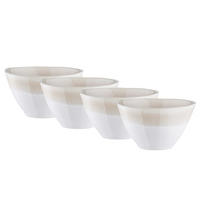 SCHALE (4er Set) Atlantis - Beige, Keramik (16/16/9cm) - Butlers