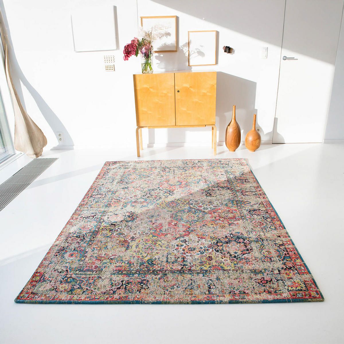 TEPPICH Janiserry Multi Antiquarian 140/200 cm - Multicolor, Textil (140/200cm) - Louis De Poortere