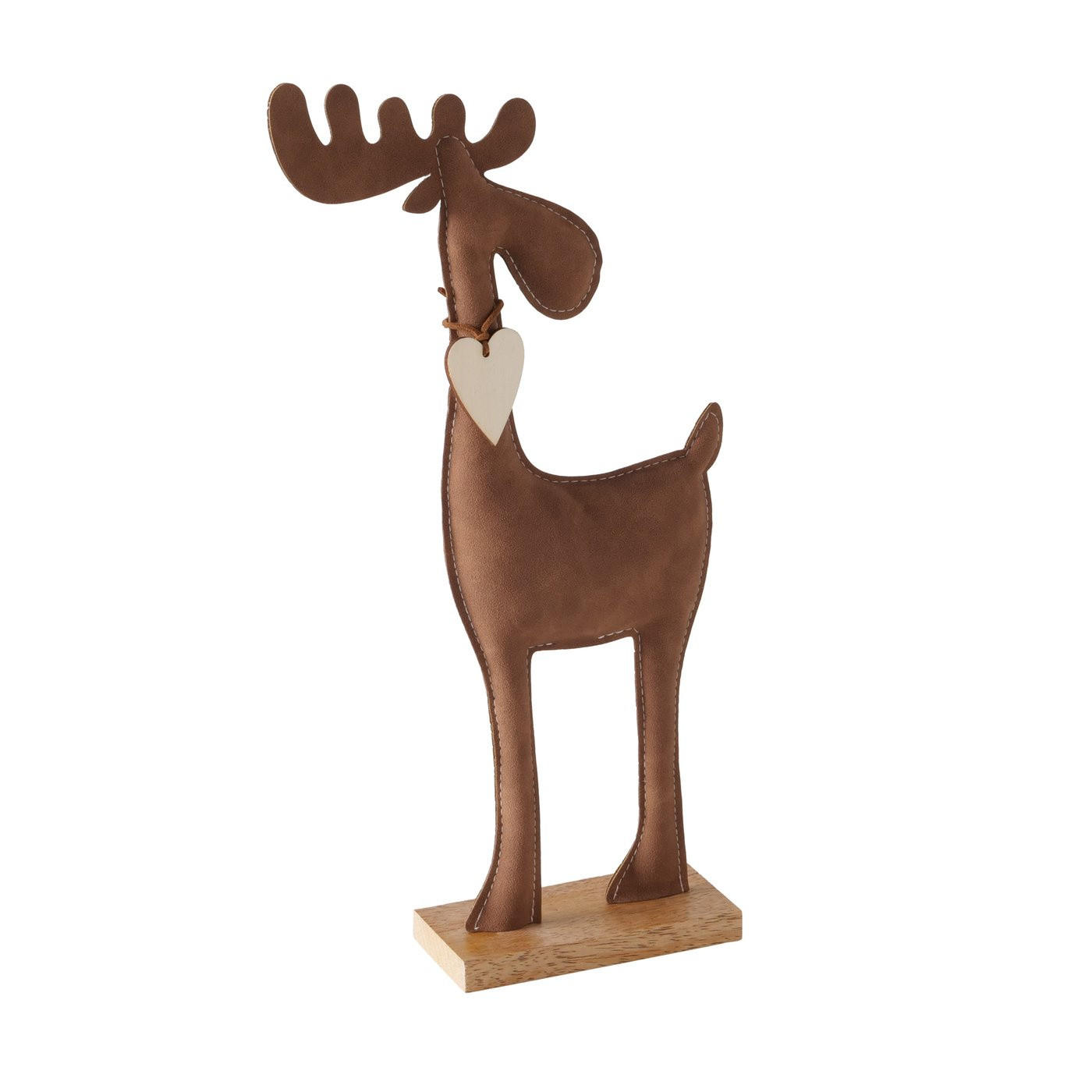 RENTIERFIGUR Booner 17/5/34 cm - Braun, Holzwerkstoff (5/34/17cm) - Boltze Home