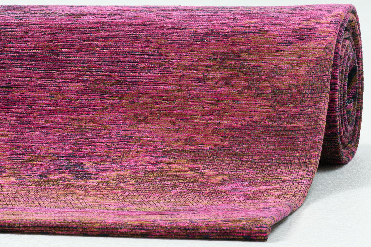 WEBTEPPICH Heritage 68x140 cm - Beere, Textil (68/140cm) - THEKO