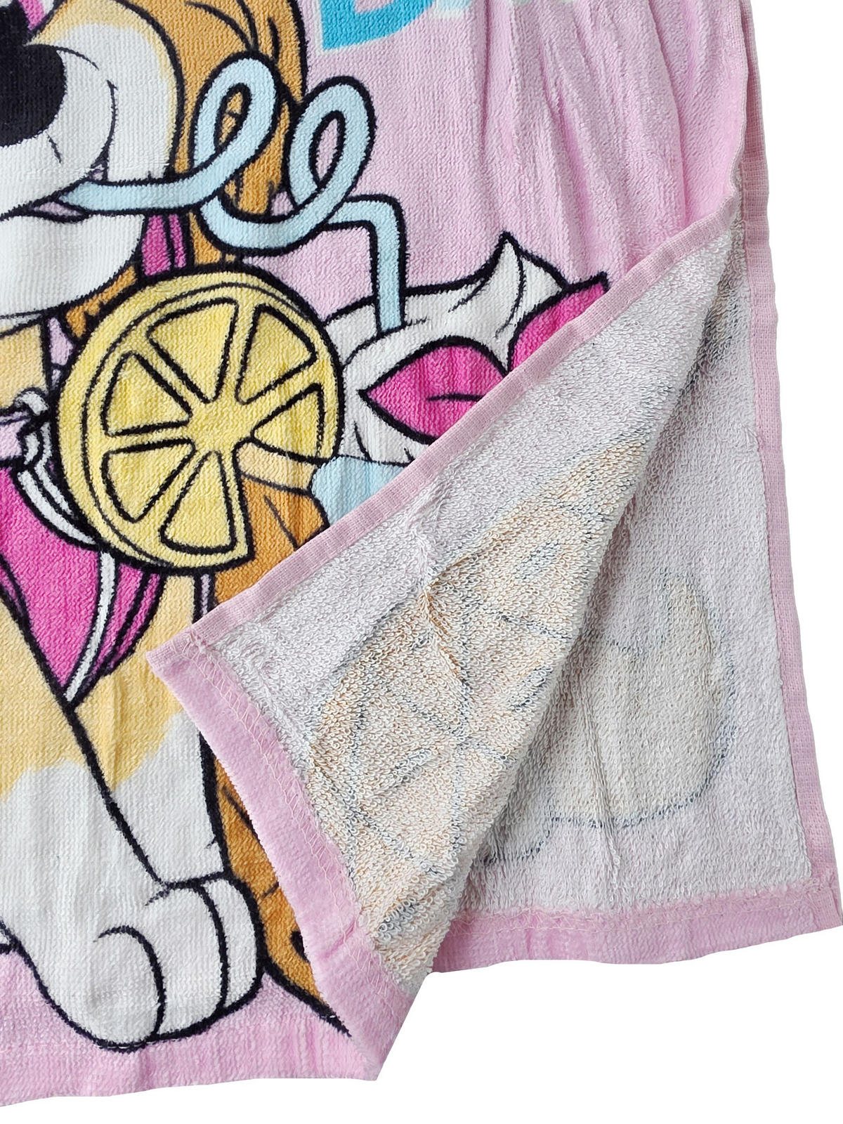 BADEPONCHO Paw Patrol Happy Days Rosa 50 x 100 cm - Rosa, Textil (Einheitsgrößenull) - Paw Patrol
