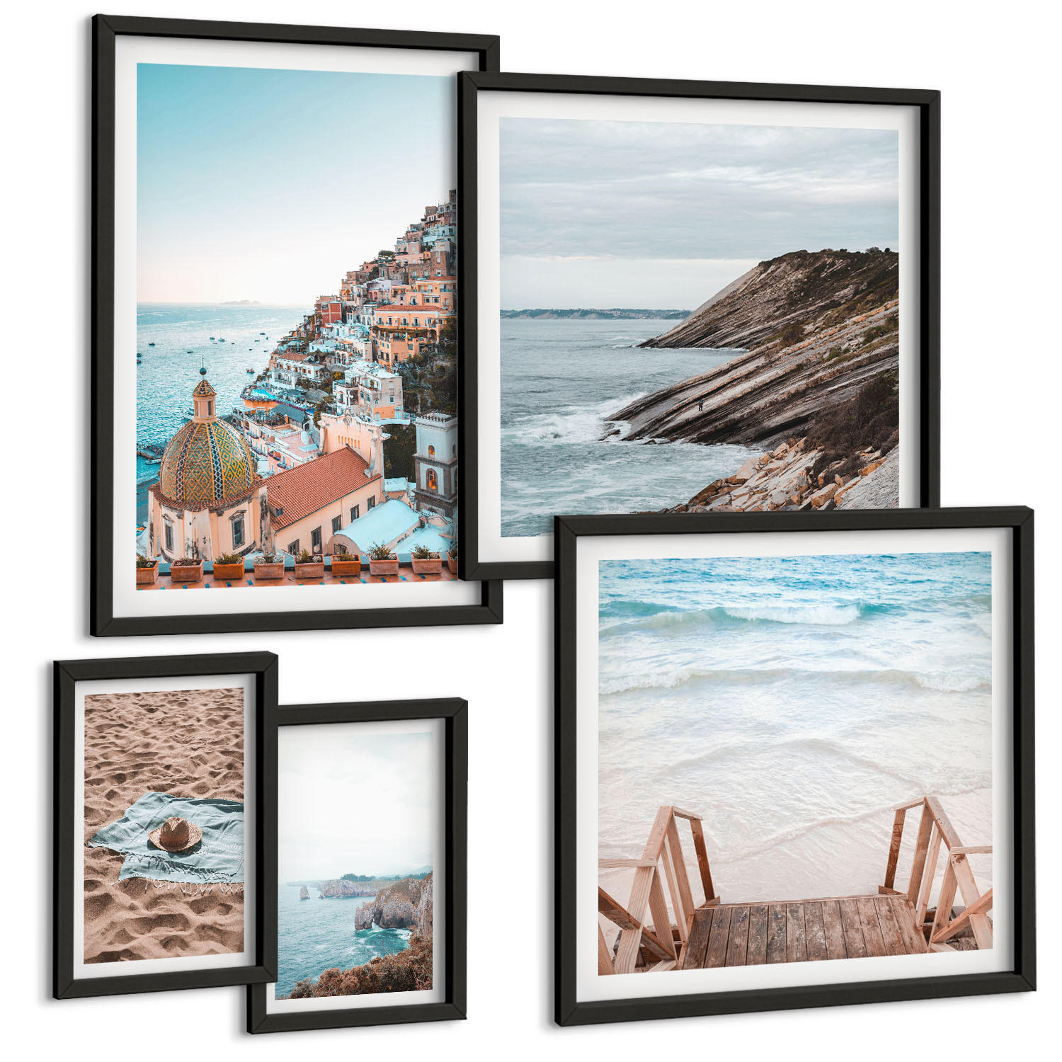 Tulup Bilder Schwarz 40x60 cm