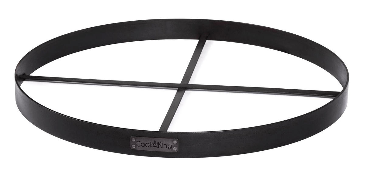 RUNDE Feuerschalenbasis für Dekosteine 120 cm Metall - Rostfarben, Metall (120/120cm) - Cook King