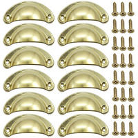 MÖBELGRIFF Gold 12er-Set 82 mm - Goldfarben, Metall (3.5/2.5/8cm)
