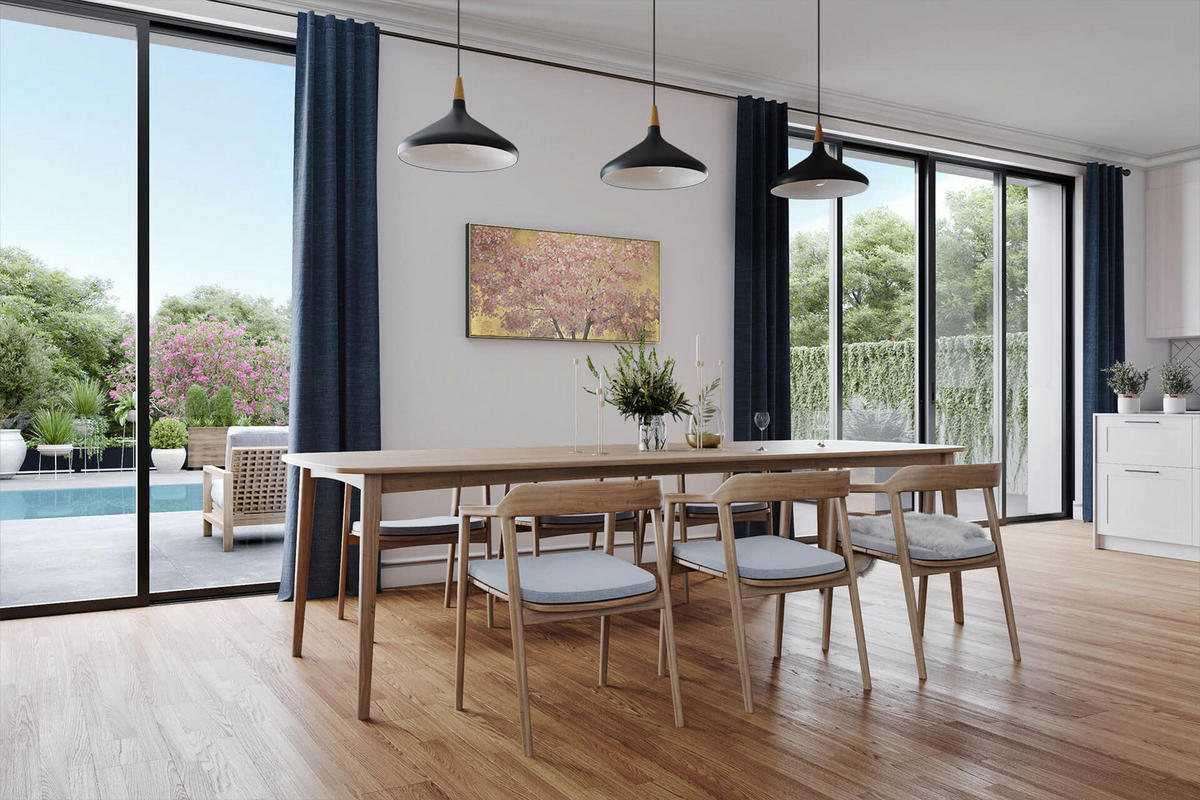 ÖLGEMÄLDE 120/60 cm - Pink/Braun, Holz/Textil (1.94/60cm) - KUNSTLOFT