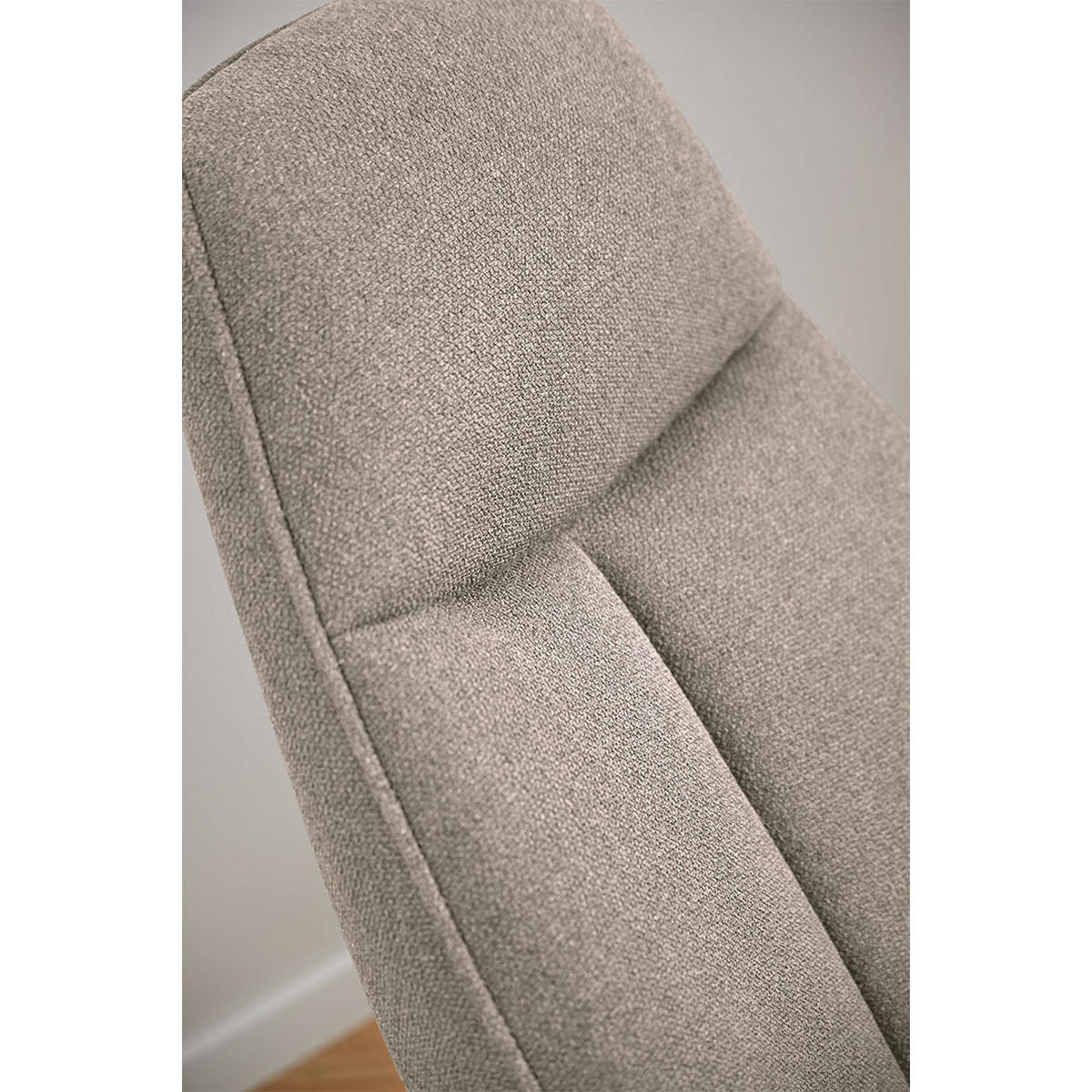 SESSEL, Texas, Beige, Stoff, 73 x 92 x 98 cm - Beige, Textil/Metall (73/98/92cm) - ebuy24