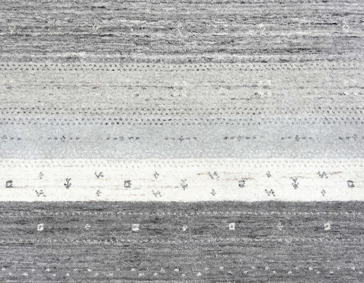 HANDWEBTEPPICH Memu 250x350 cm - Silberfarben, Textil (250/350cm) - THEKO