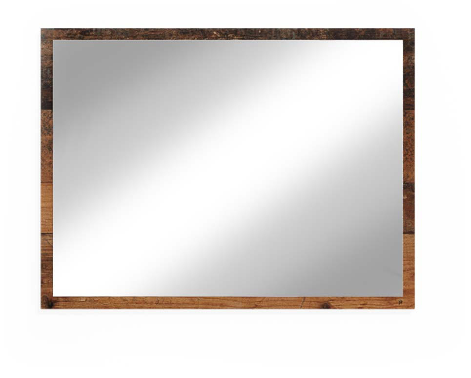 KOUPELNOVÉ ZRCADLO Kiko Rustikální dub - divoký dub, sklo (45/60/2cm) - Vicco