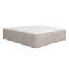 BOXSPRINGBETT Huush 180x200 cm, Beige - Beige, Textil (180/200cm) - Fedve