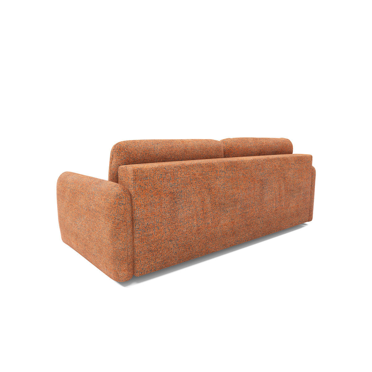 SOFA 3 Sitzplätze Orange - Orange, Holz (236/95/121cm) - Petits-meubles