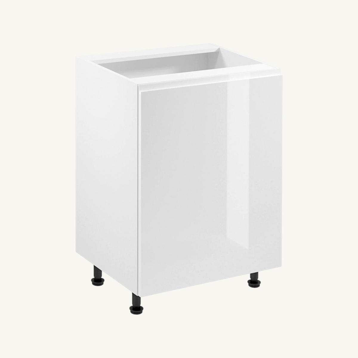 INSELKÜCHE-KÜCHENZEILE 420 cm Glanzia – KU-S15 – Weiß / Grau – Hochglanz - Weiß Hochglanz, Holzwerkstoff (420/212/60cm) - hi-markt