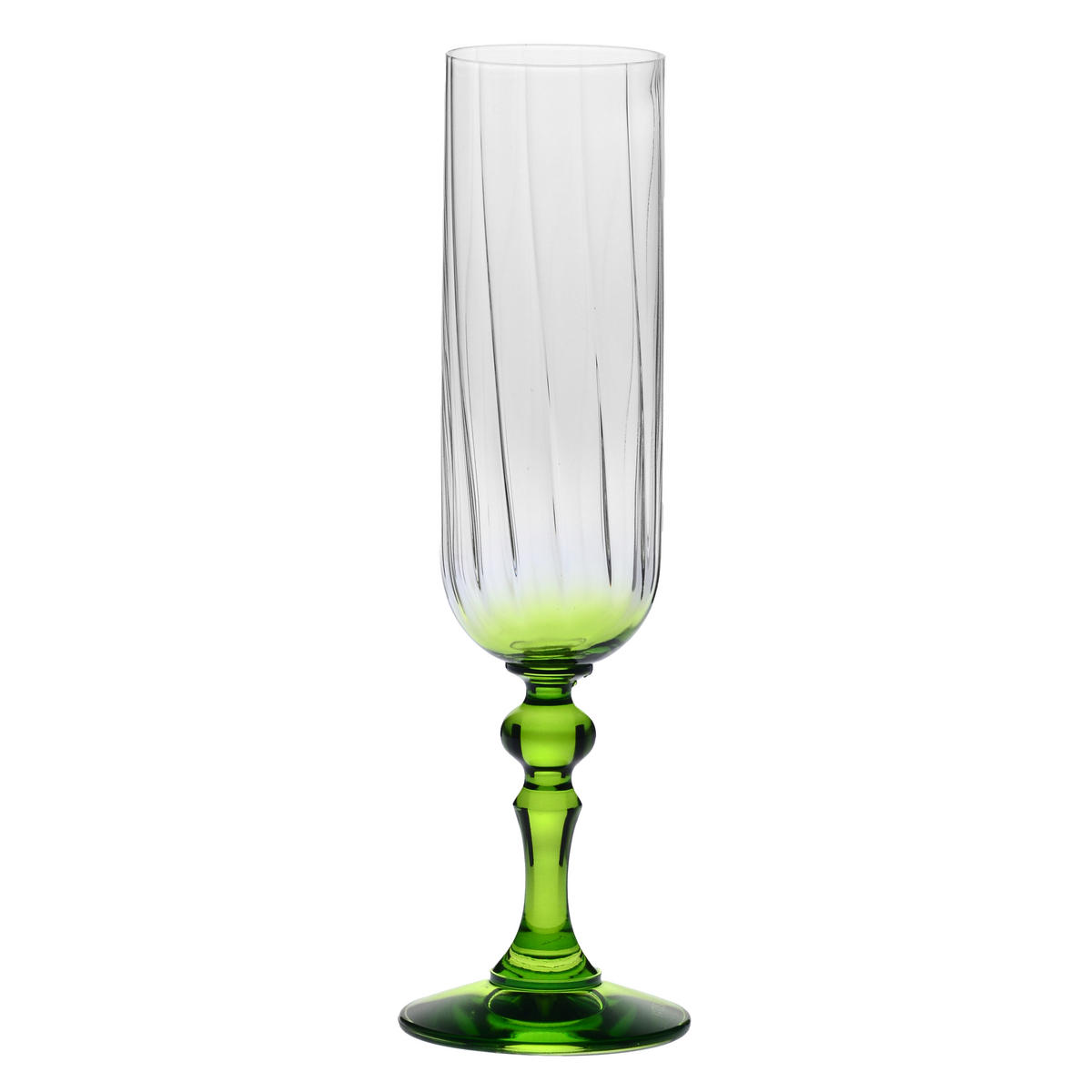 SEKTGLÄSER, 2er-Set, 200 ml - Grün, Glas (0.2L) - Krosno Glass