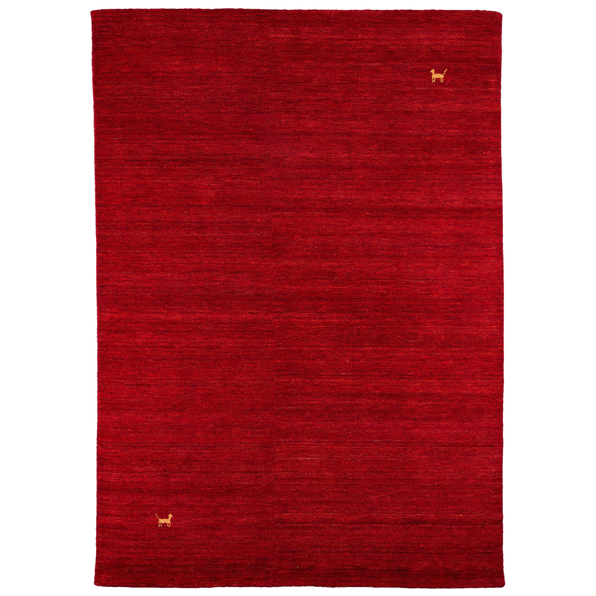 NATUR TEPPICH INDO NEPAL GABBEH SHIVA - Rot, Textil (140/200cm) - Pergamon