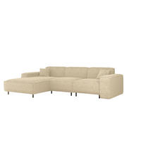ECKSOFA Gloria In Scala - Creme, Holzwerkstoff/Textil (165/266cm) - Fun Möbel