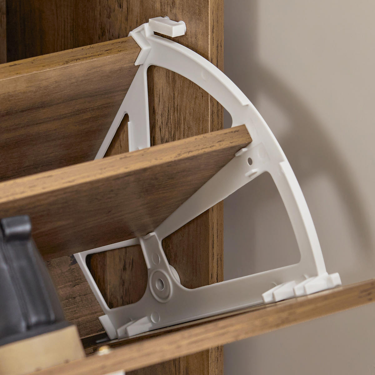 SCHUHSCHRANK Braun - Braun, Holzwerkstoff (60/79/23cm) - SoBuy