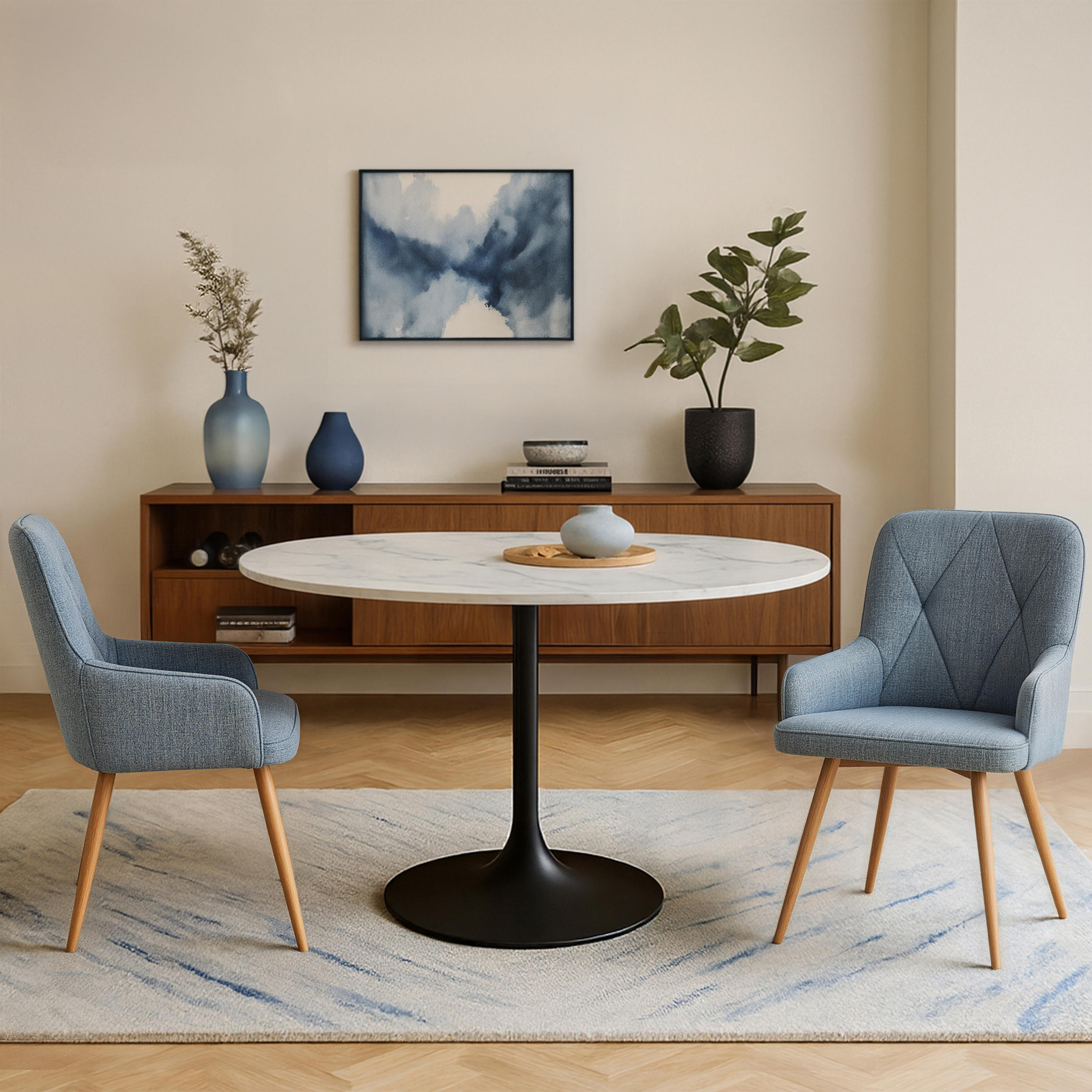 ARMLEHNSTUHL-SET 2 Stück in Stoff(YZ3) - Mintgrün, Textil (57/87/62cm) - HOMAVO