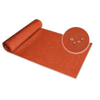 TISCHLÄUFER 33/160 cm Terracotta Leinenoptik - Terracotta, Textil (33/160cm) - TiborTex