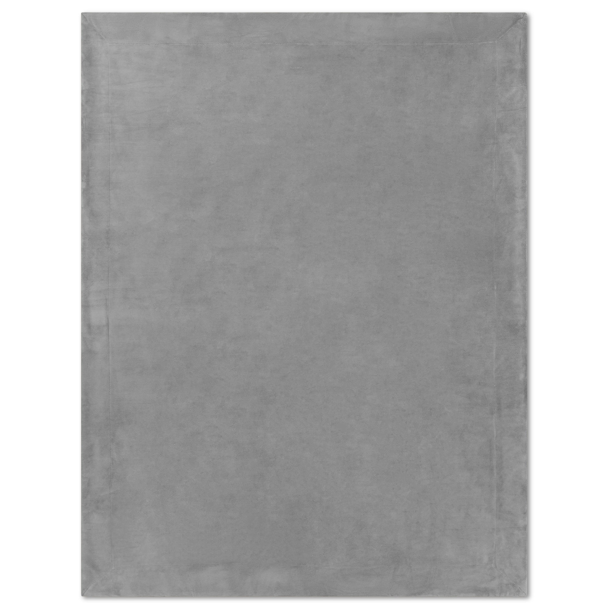 DECKE Alina 150/200 cm Hellgrau/Hellgrau - Grau, Textil (150/200cm) - Beautissu 