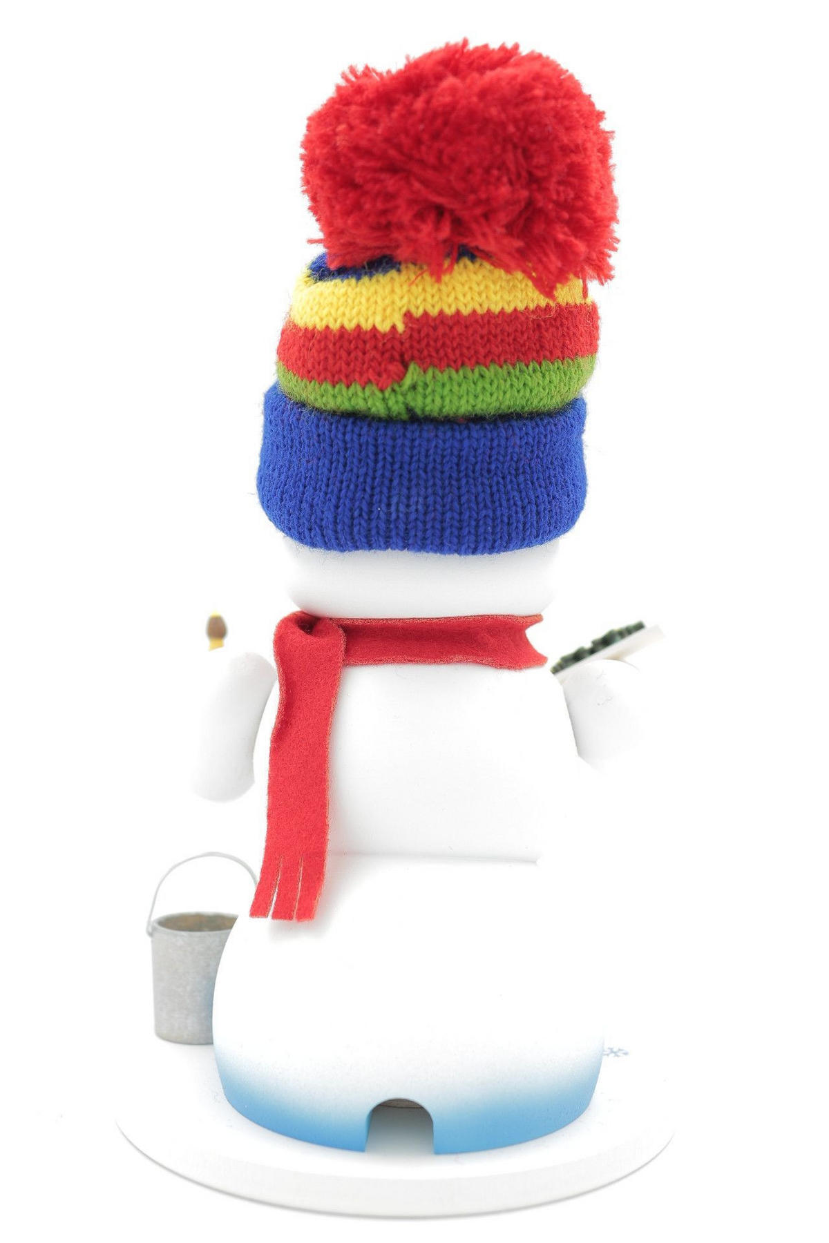 RAUCHFIGUR Schneemann Weiß Maler 19 cm - Multicolor, Holz (15/19/0.1cm)