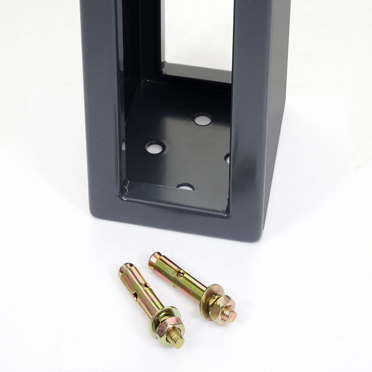 FAHRRADBÜGEL 87x10x13cm verzinkter Stahl Outdoor-pulverbeschichtet Anthrazit - Anthrazit, Metall (10/87/13cm) - PROREGAL