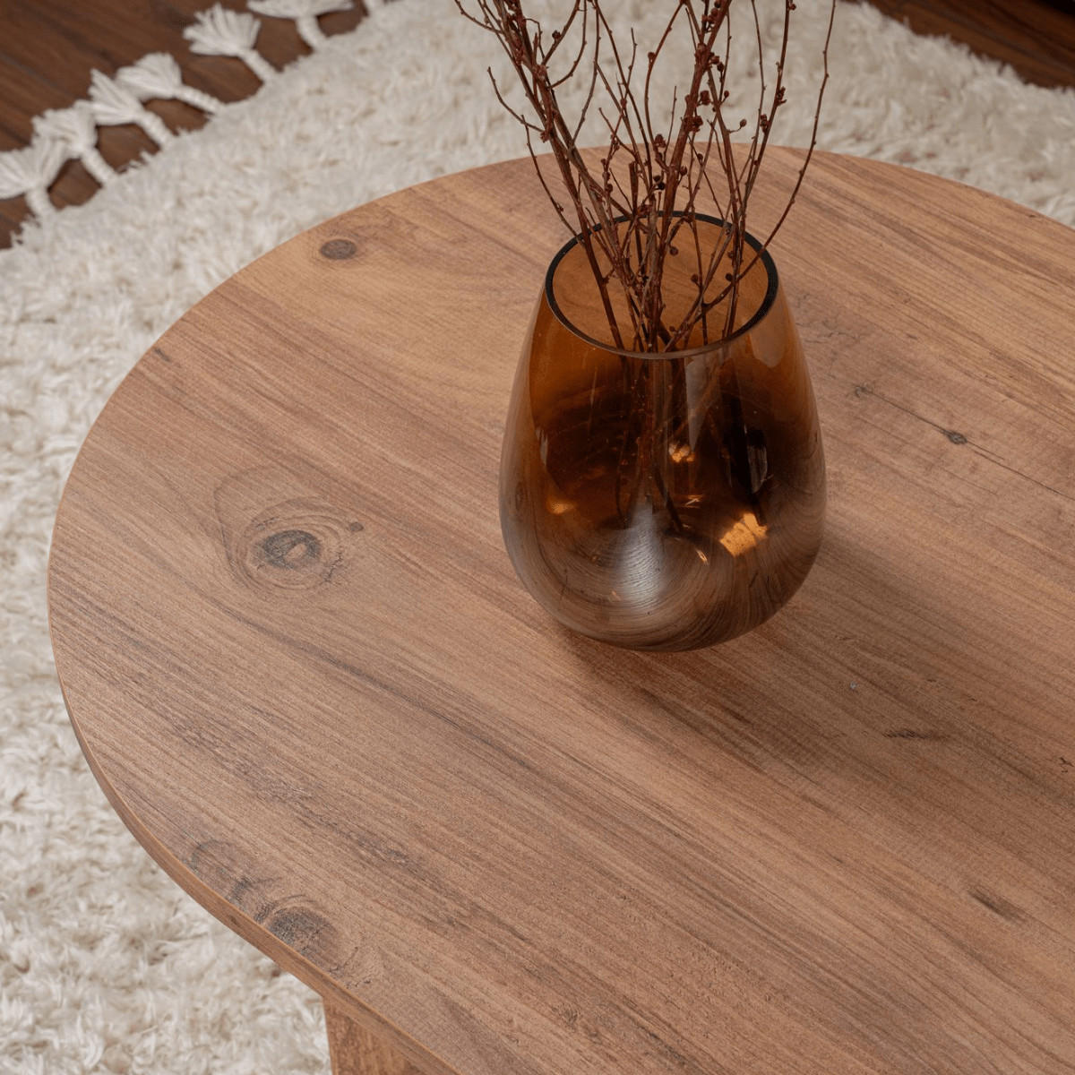 COUCHTISCH - iris 119/60/39,8 cm - Beige, Holzwerkstoff (119/60/39.8cm) - Calicosy