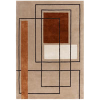 TEPPICH handgetuftet Wolle MOCACCINO Braun 120 x 170 cm - Braun, Naturmaterialien (120/170cm) - Novatrend