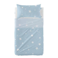 BETTWÄSCHE 2er-Set teiliges little star 120x180 cm (kinderbett) blau - Blau, Textil (120/180cm) - Happy Friday