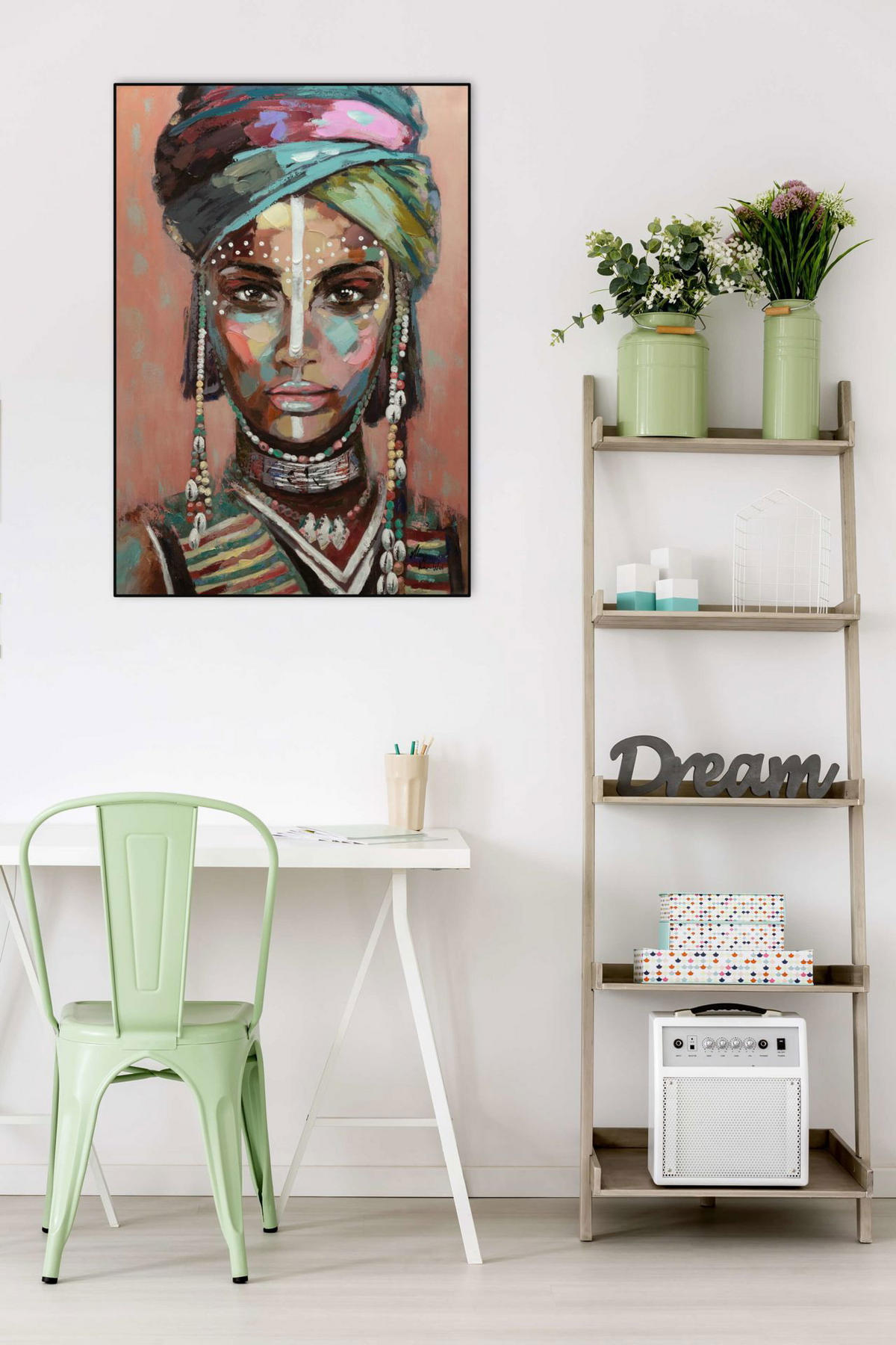 ÖLGEMÄLDE 70/100 cm - Multicolor, Holz/Textil (1.76/100cm) - KUNSTLOFT