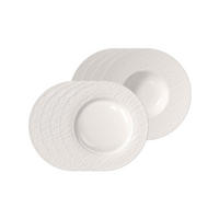 TELLER-SET Manufacture Ice weiß 8er Set - Weiß, Keramik (1/1/1cm) - Villeroy & Boch