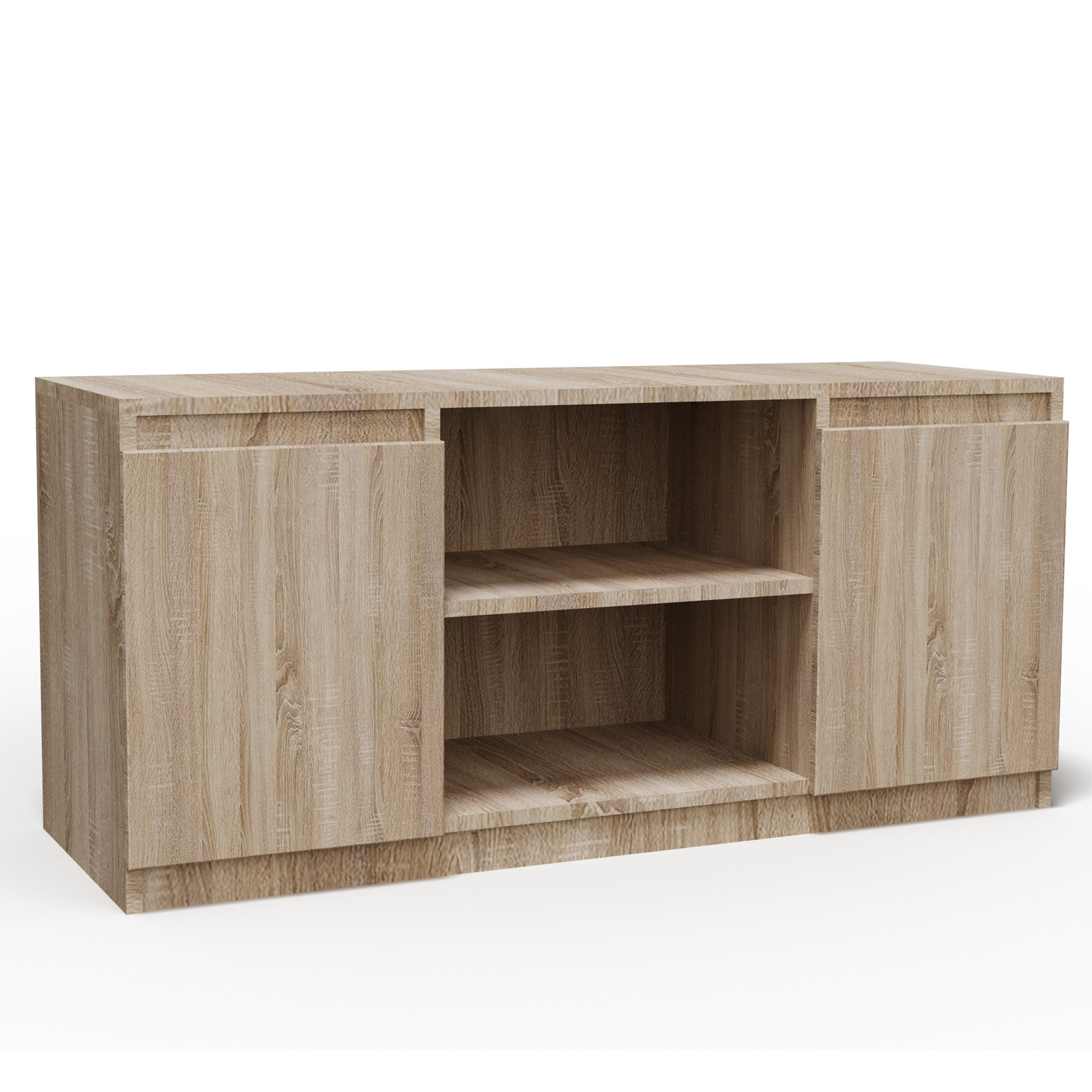 Masseno Lowboard Sonoma Eiche 120x55x40 cm