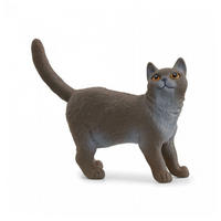 BRITISCH Kurzhaar-Katzenfigur - Orange, Kunststoff (2/4/6cm) - Schleich