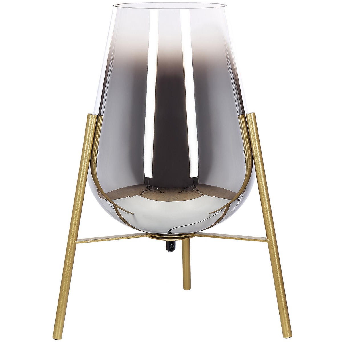 TISCHLAMPE Mena 55/55/44 cm - Goldfarben, Metall (55/55/44cm) - Beliani