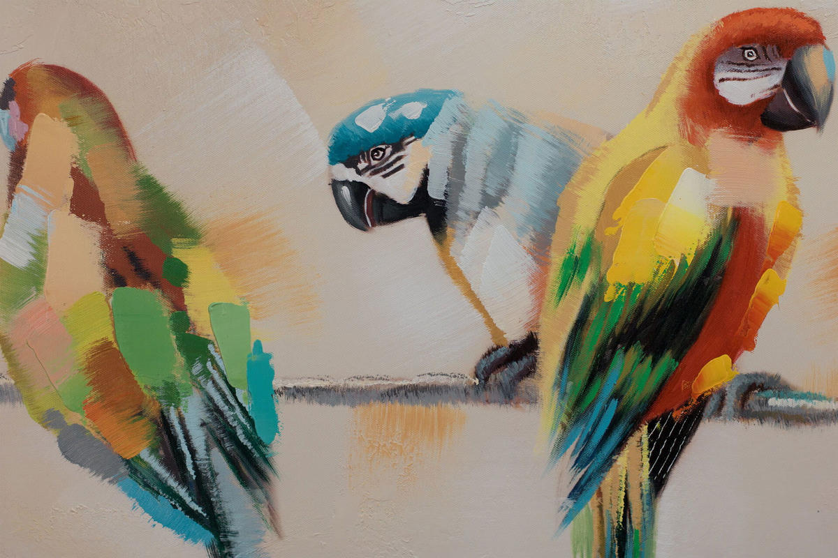 ACRYLBILD HANDGEMALT 120/90 cm - Multicolor, Holz/Textil (120/90cm) - KUNSTLOFT