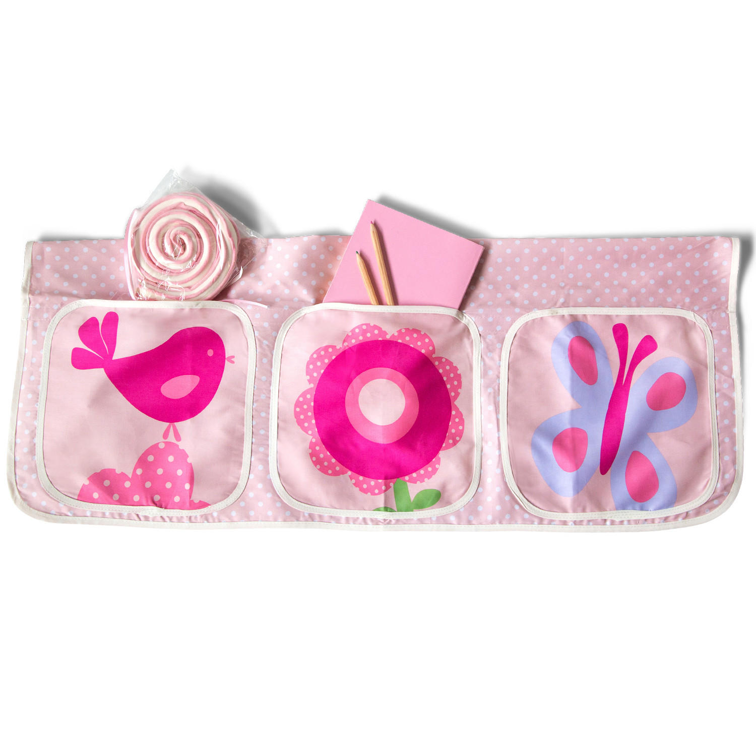 BETTTASCHE 70/90 cm Rosa - Pink, Textil (80/30/1cm) - Homestyle4u