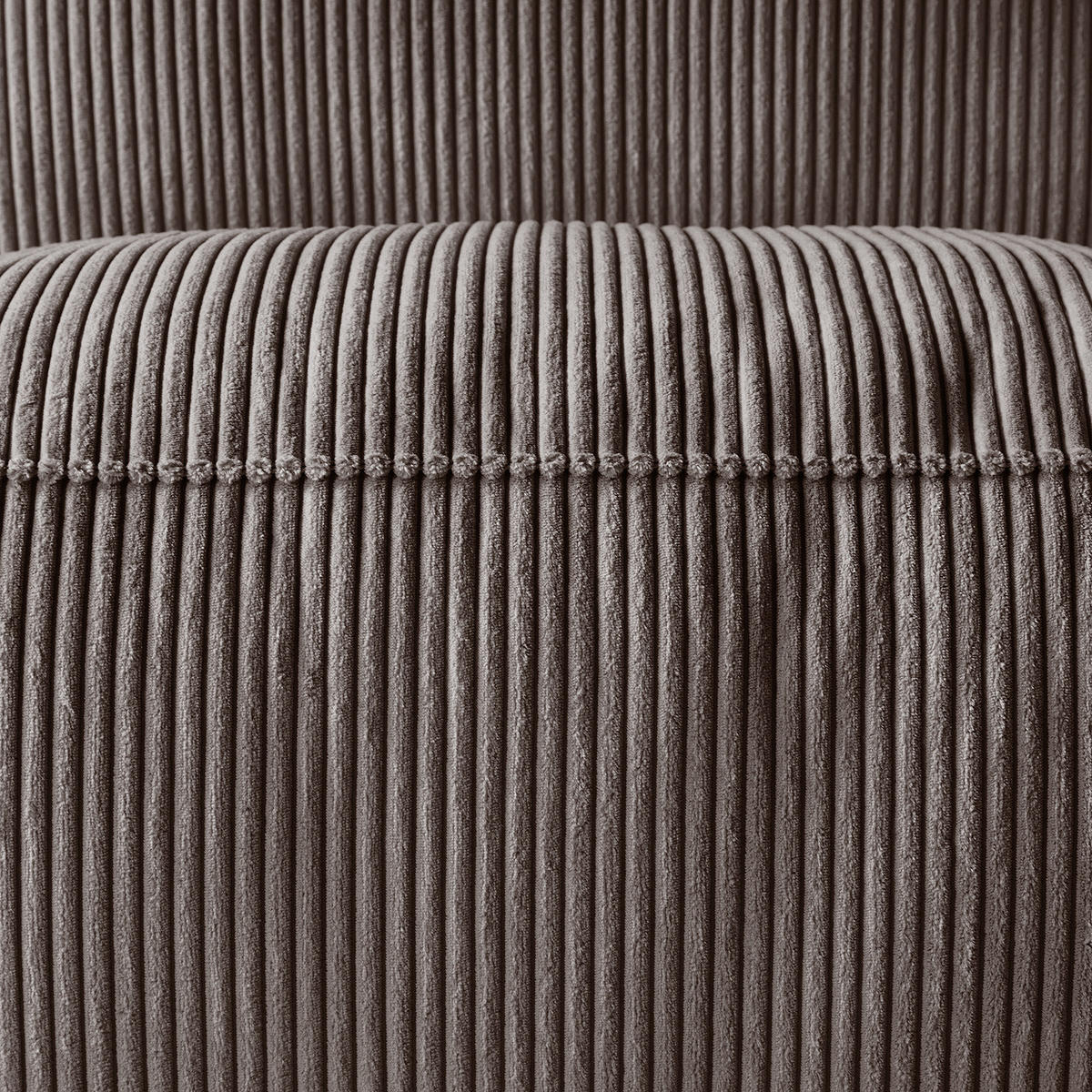 3-SITZER SOFA - Dunkelbraun, Textil (240/75/96cm) - home24