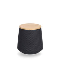 KERAMIKBEHÄLTER 580 ml - Schwarz, Keramik (11/11.4/11cm)