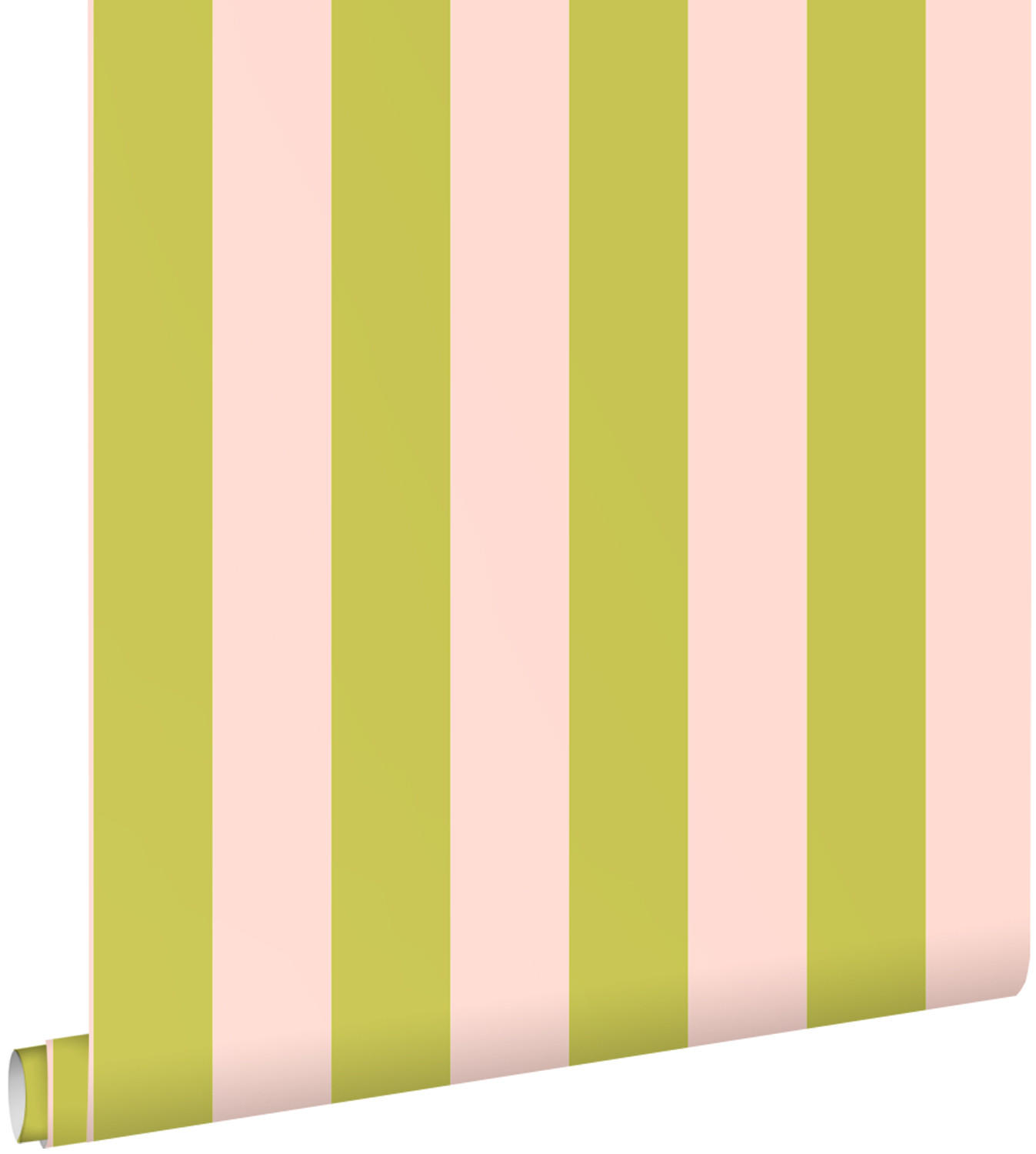 TAPETE Streifen 0.53 x 10.05 m - Grün, Papier (53/1000cm) - ESTAhome