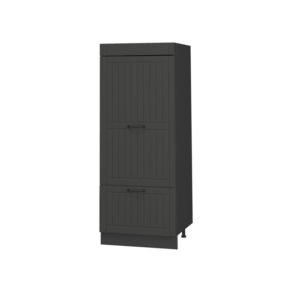 KÜCHENVORRATSSCHRANK Fame-Line, Dunkelgrau/Anthrazit, 60 cm - Dunkelgrau/Anthrazit, Holzwerkstoff (60/153.6/58.1cm) - Vicco