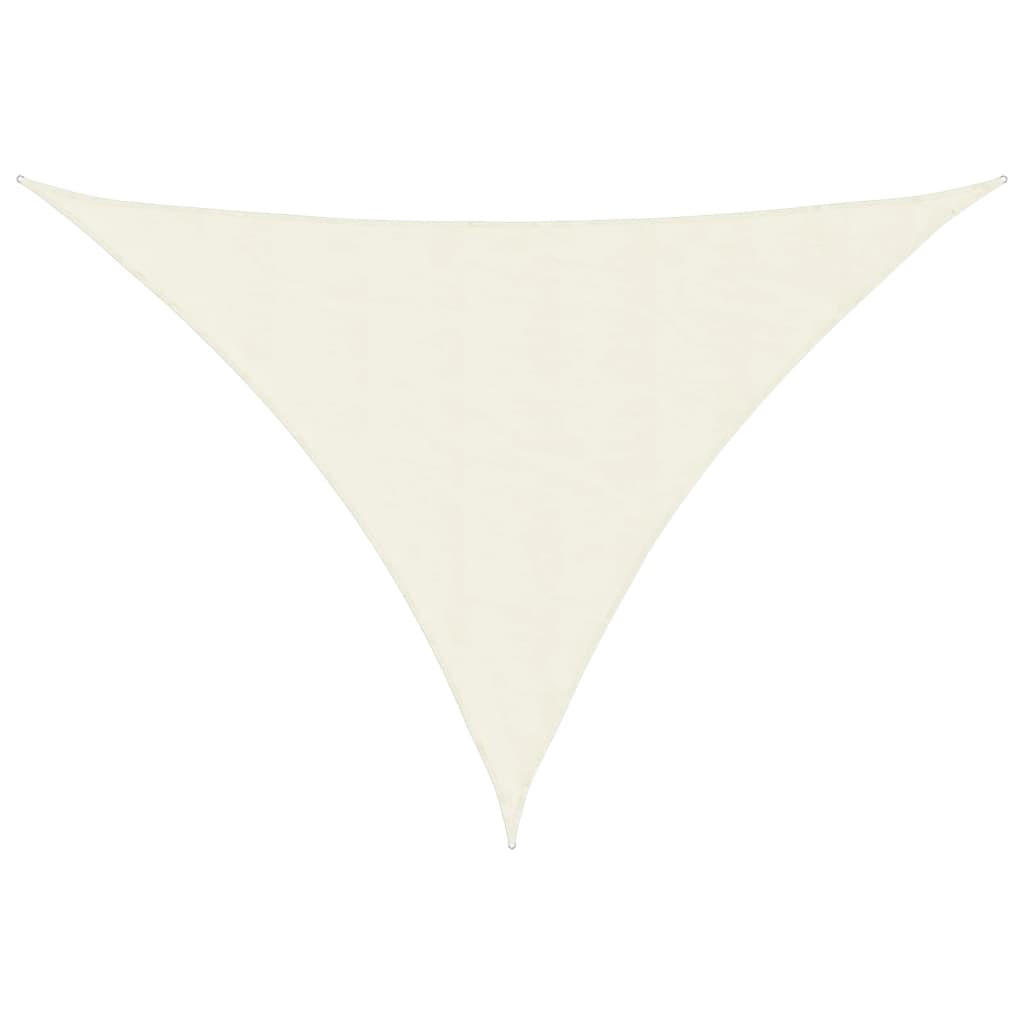 SONNENSEGEL Oxford-Gewebe Dreieckig 4x5x5 m Creme - Creme, Textil (500/400cm) - furnicato