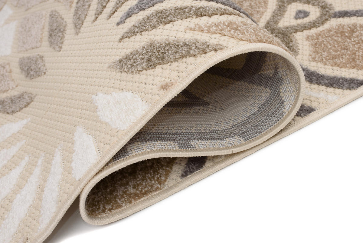 TEPPICH PATIO Creme 160/220 cm - Creme, Kunststoff (160/220cm) - Tapiso