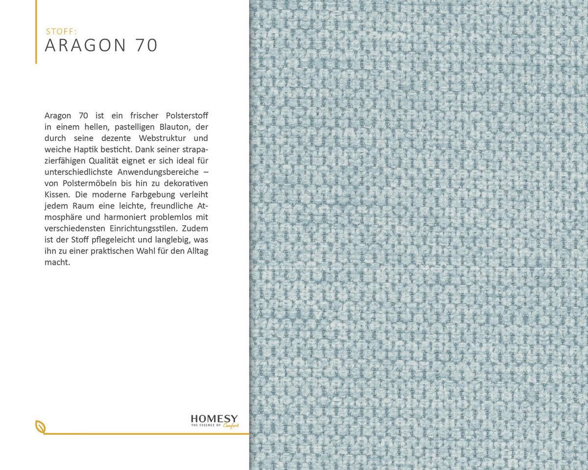 ECKSOFA Bellano Ecksofa L-Form - links oder rechts montierbar, blau - Blau, Holz (243/156cm) - Homesy