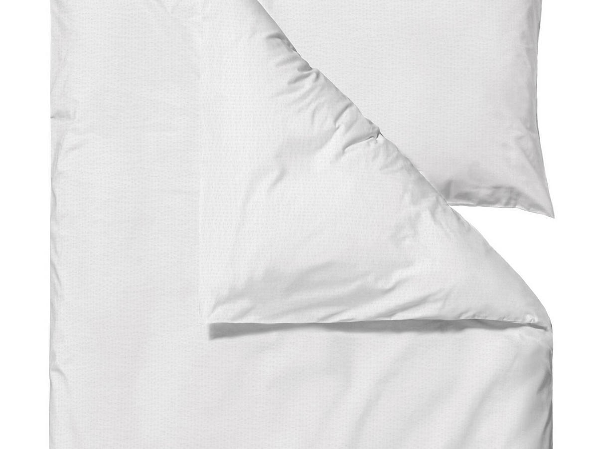 BETTWÄSCHE Wave weiß 135/200 cm Bio-Baumwolle - Weiß, Textil (135/200cm) - Södahl